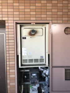 大阪市生野区鶴橋にて給湯器の交換