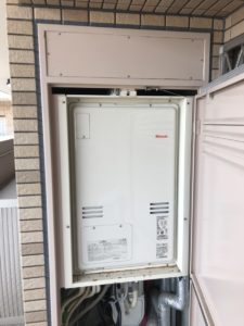 神戸市須磨区にて給湯器の交換