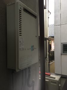 大阪市東成区神路にて給湯器の交換
